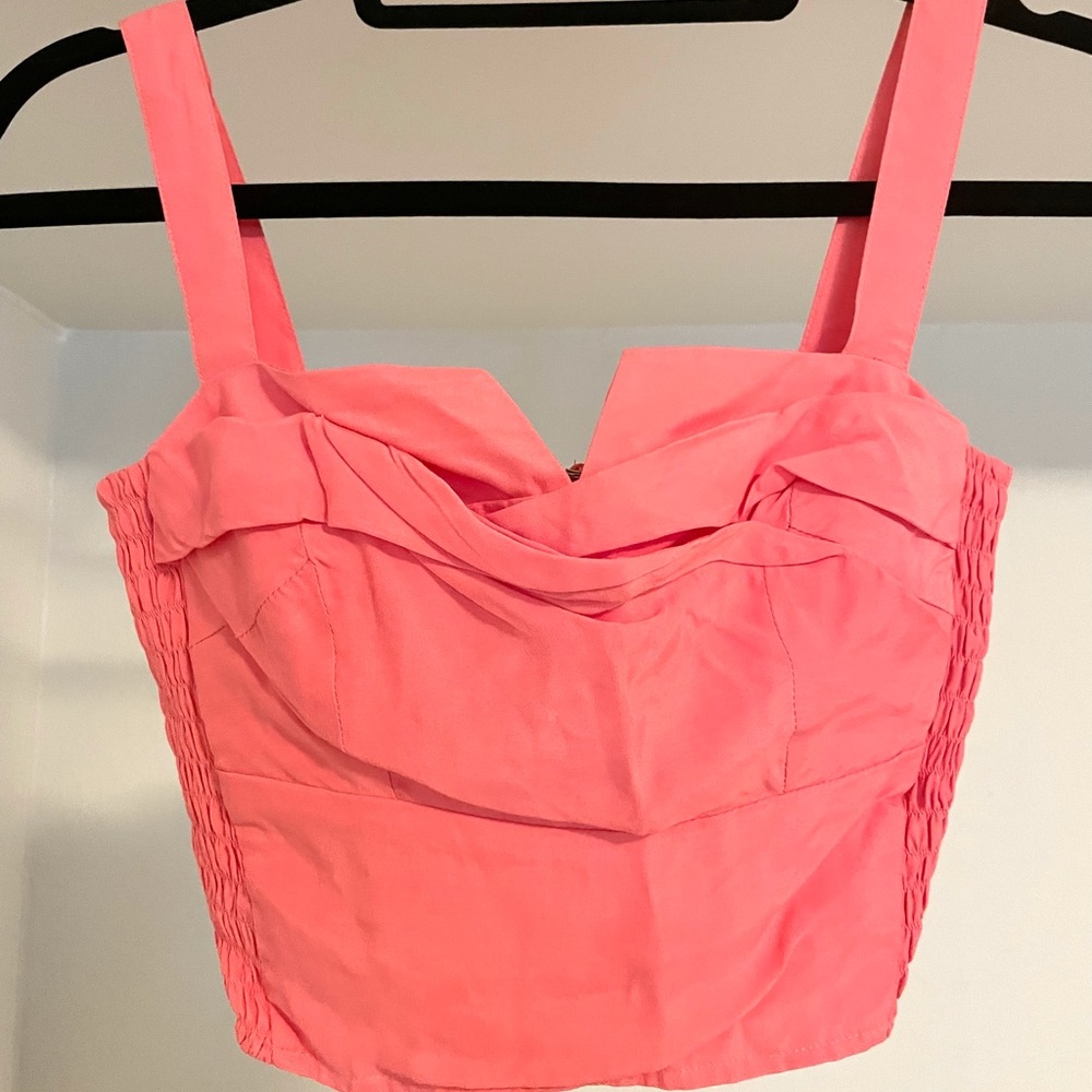 Trashy Diva Coral Trixie Top XS NWT